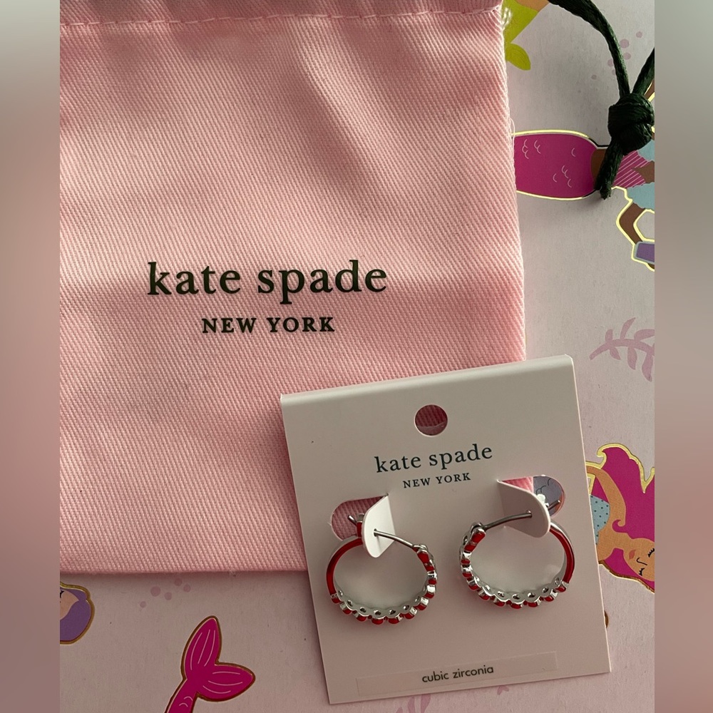 New Kate Spade ♠️ hoop earrings